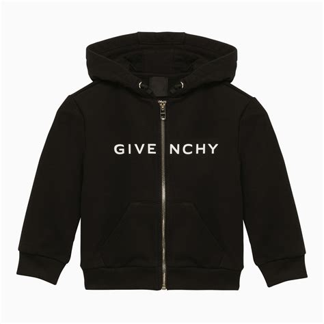 givenchy schwarzer hoodie mit weißem logo|Givenchy hoodie.